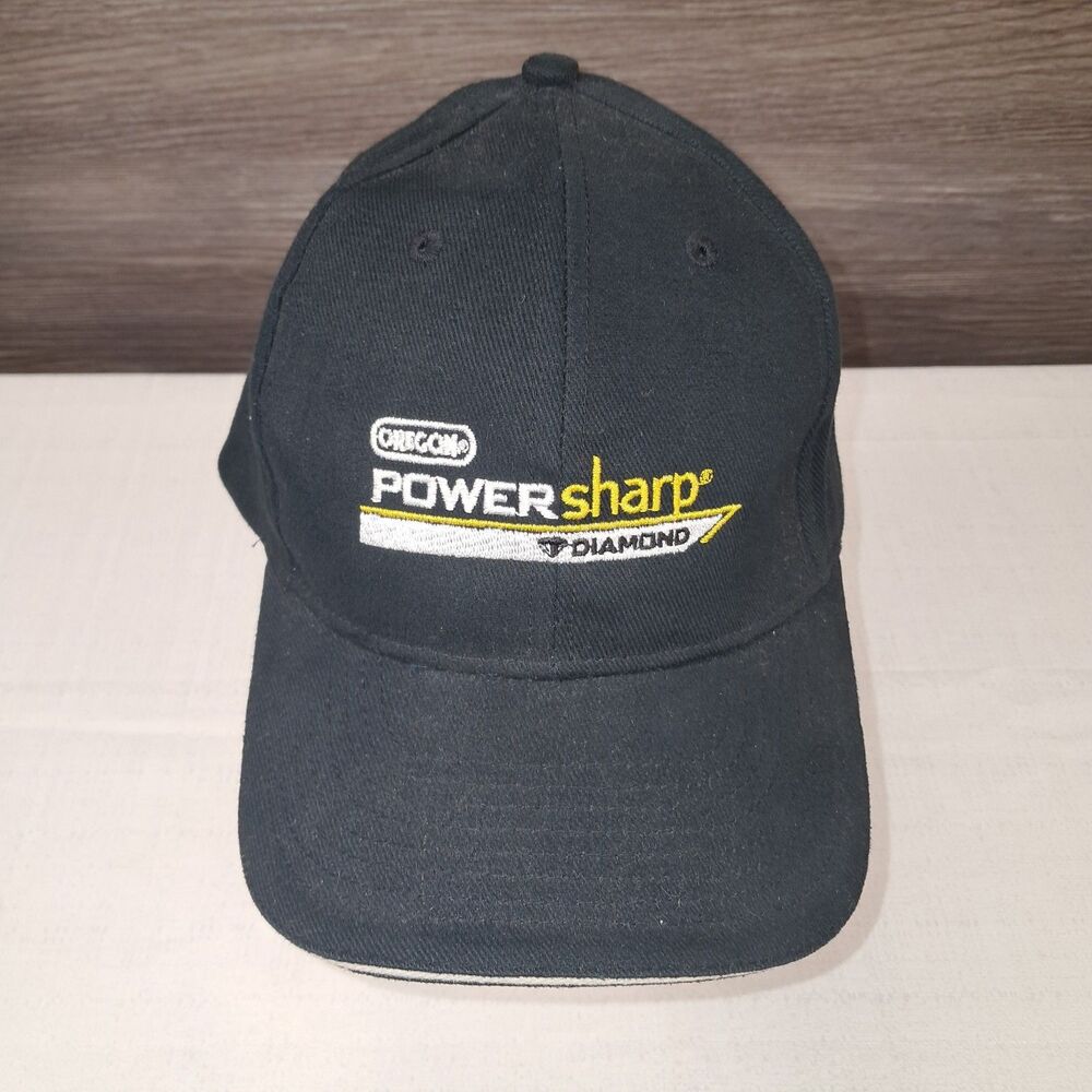 Oregon Powersharp Diamond Chainsaw Sharpening Strap Back Hat Adjustable Cap